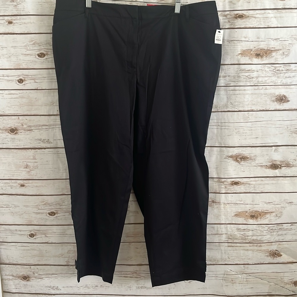 Talbots perfect crop cotton Twill Pant size 20W NWT